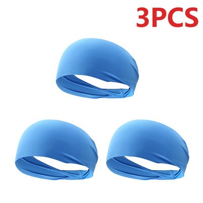 1-3 vnt. Madinga sportinė prakaito juosta, kvėpuojanti, sugerianti galvos juosta, prakaituojama plaukams, ypač elastinga, minkšta, sklandi, fitneso jogos sporto salė