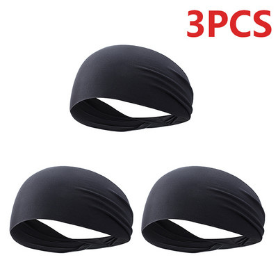 1-3 vnt. Madinga sportinė prakaito juosta, kvėpuojanti, sugerianti galvos juosta, prakaituojama plaukams, ypač elastinga, minkšta, sklandi, fitneso jogos sporto salė