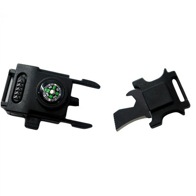 Instrumente de supraviețuire Cataramă fluier de supraviețuire Cataramă brățară Paracord multifuncțională cu lumină LED pentru camping drumeții instrumente EDC