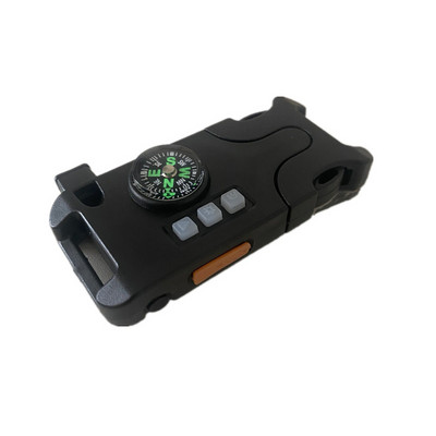 Instrumente de supraviețuire Cataramă fluier de supraviețuire Cataramă brățară Paracord multifuncțională cu lumină LED pentru camping drumeții instrumente EDC