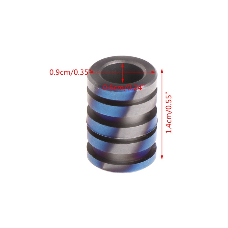 Veliki vanjski EDC titanium legura TC4 nož perle uzice Paracord konop privjesak