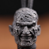 Klassikaline õudusfilmi tegelane Evil Night Ghost King messingist noapärl EDC õues meisterdatud Paracordi kootud kaelapaeltega ripatsitarvikud