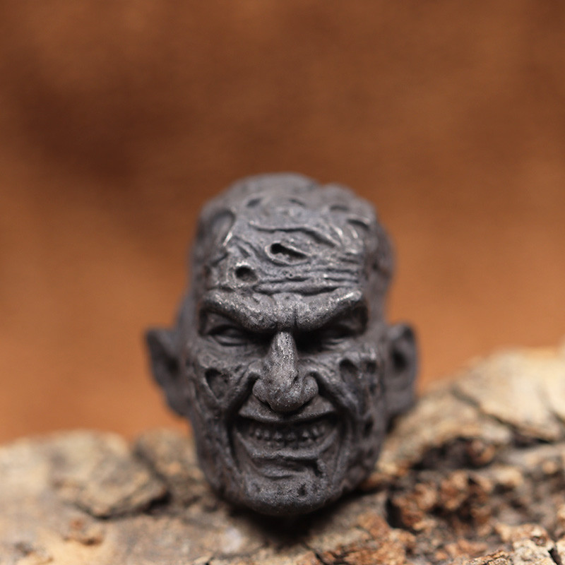 Klassikaline õudusfilmi tegelane Evil Night Ghost King messingist noapärl EDC õues meisterdatud Paracordi kootud kaelapaeltega ripatsitarvikud