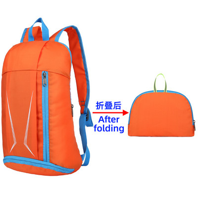 Νέα ελαφριά συσκευασία 15 λίτρων Αναδιπλούμενη εξαιρετικά ελαφριά εξωτερική πτυσσόμενη τσάντα πλάτης Ταξίδι Πεζοπορία Αναρρίχηση Αναρρίχηση Ποδηλασία Daypack Αθλητική τσάντα