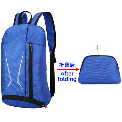 Νέα ελαφριά συσκευασία 15 λίτρων Αναδιπλούμενη εξαιρετικά ελαφριά εξωτερική πτυσσόμενη τσάντα πλάτης Ταξίδι Πεζοπορία Αναρρίχηση Αναρρίχηση Ποδηλασία Daypack Αθλητική τσάντα