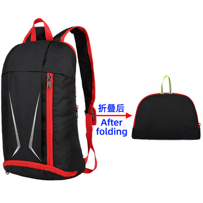 Νέα ελαφριά συσκευασία 15 λίτρων Αναδιπλούμενη εξαιρετικά ελαφριά εξωτερική πτυσσόμενη τσάντα πλάτης Ταξίδι Πεζοπορία Αναρρίχηση Αναρρίχηση Ποδηλασία Daypack Αθλητική τσάντα