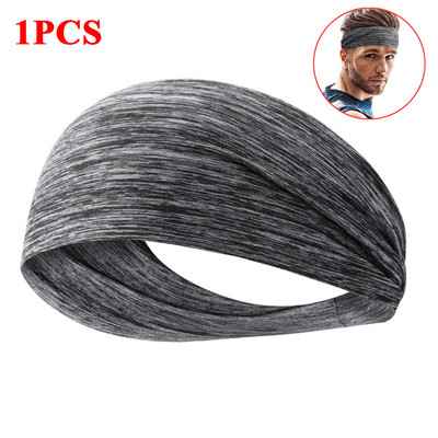 1–8 vnt. kvėpuojanti sportinė galvos juosta, skirta vyrams, moteriškoms moterims, „Unisex Yoga Fitness“ greitai džiūstanti elastinga plaukų juosta, skirta važinėtis dviračiu lauke