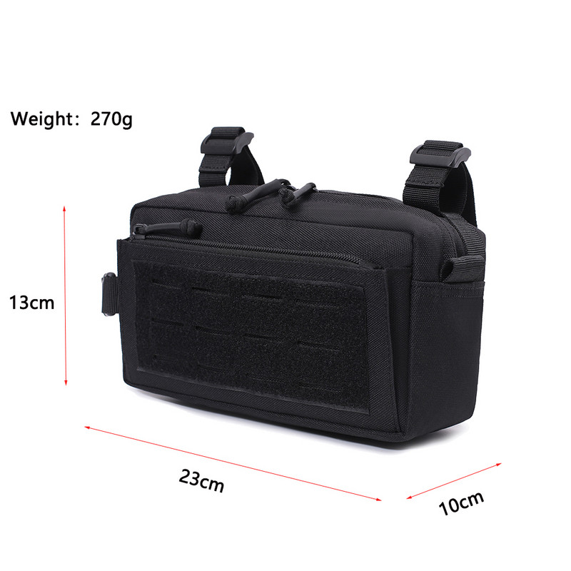 Taktička vojna Molle kurirska torba Sportske Crosscody torbe Sling Pack Višenamjenska ručna torba Vodootporna putna torba oko struka za penjanje