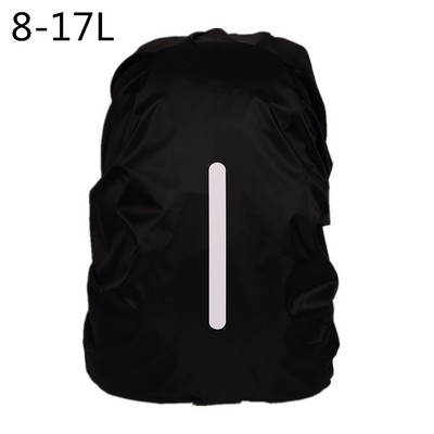 Peegeldav veekindel seljakott, vihmakate, õues sport Öörattasõidu ohutus Kerge vihmakattega kott Matkakott matkamiseks 20-75L