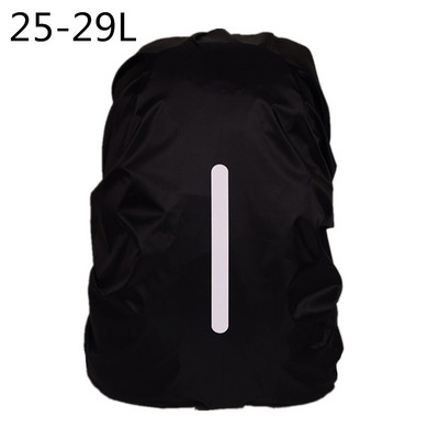 Peegeldav veekindel seljakott, vihmakate, õues sport Öörattasõidu ohutus Kerge vihmakattega kott Matkakott matkamiseks 20-75L