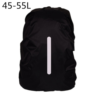 Peegeldav veekindel seljakott, vihmakate, õues sport Öörattasõidu ohutus Kerge vihmakattega kott Matkakott matkamiseks 20-75L