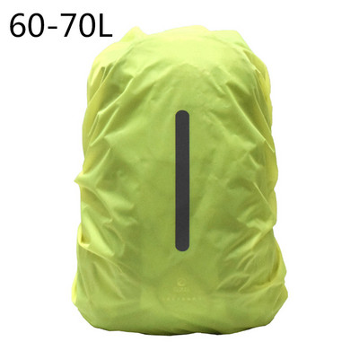 Peegeldav veekindel seljakott, vihmakate, õues sport Öörattasõidu ohutus Kerge vihmakattega kott Matkakott matkamiseks 20-75L