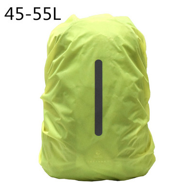 Peegeldav veekindel seljakott, vihmakate, õues sport Öörattasõidu ohutus Kerge vihmakattega kott Matkakott matkamiseks 20-75L