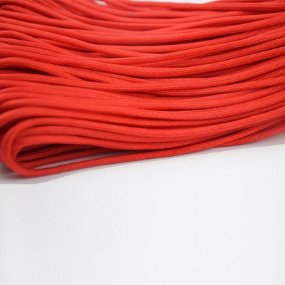 550 Paracord köis, 100 meetrit, 7-haruline Paracord ellujäämiseks telkimisköis matkariideköis läbimõõduga 4mm punutud käevõru köis