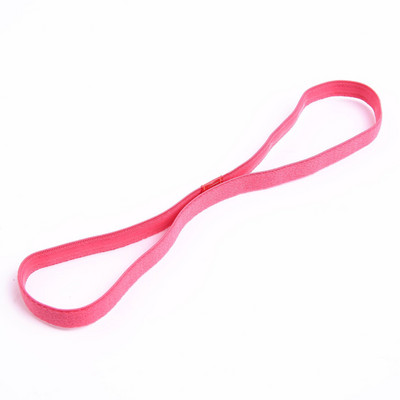 2023 Жени Мъже Цветна външна лента за глава Еластична спортна лента за глава Йога Бягане Фитнес Колоездене Лента за глава Антиперспирант Лента за коса