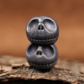 Kõrvitsa pealuupea messingist noapärl EDC välitingimustes meisterdatud Paracord kootud kaelapaeltega ripats Käsitsi valmistatud punk võlusid ehtetarvikute tööriist