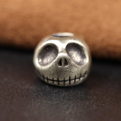 Kõrvitsa pealuupea messingist noapärl EDC välitingimustes meisterdatud Paracord kootud kaelapaeltega ripats Käsitsi valmistatud punk võlusid ehtetarvikute tööriist