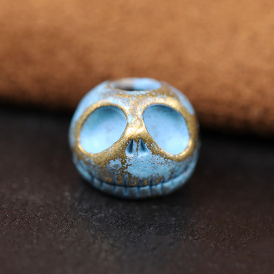 Kõrvitsa pealuupea messingist noapärl EDC välitingimustes meisterdatud Paracord kootud kaelapaeltega ripats Käsitsi valmistatud punk võlusid ehtetarvikute tööriist