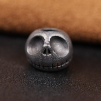 Kõrvitsa pealuupea messingist noapärl EDC välitingimustes meisterdatud Paracord kootud kaelapaeltega ripats Käsitsi valmistatud punk võlusid ehtetarvikute tööriist