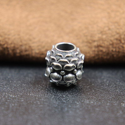 Retro mesingana lotosova latica Nož Perla EDC Outdoor Alat DIY Paracord Pletena uzica Privjesci Narukvice Razmaknice Perle Viseći nakit