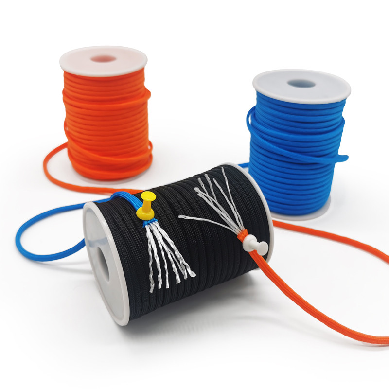 7-Core 550 Paracord 100FT(31M) 4mm Parașuta Snur Kit de frânghie de supraviețuire pentru camping în aer liber Umbrelă Cort Snur Curea