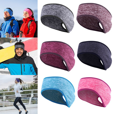 1Pc Winter Sweatband Ear πιο ζεστό Γυναικεία Κορίτσια Fleece Ear Cover Μαλλιά για τρέξιμο ποδηλασία, σκι Υπαίθρια σπορ γιόγκα Μαντίλι κεφαλιού