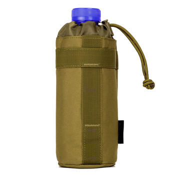SINAIRSOFT MOLLE System Армейска спортна чанта Бутилка за вода Чанти за катерене Държач с D-пръстен Калъф за шнур Издръжлива чанта за вода за туризъм