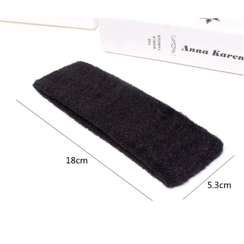 Bentiță sport Bărbați Femei Alergare Yoga Pilates Baschet GYM Benzi de păr Bumbac Transpirație Stretch Turban Elasticitate Bentite