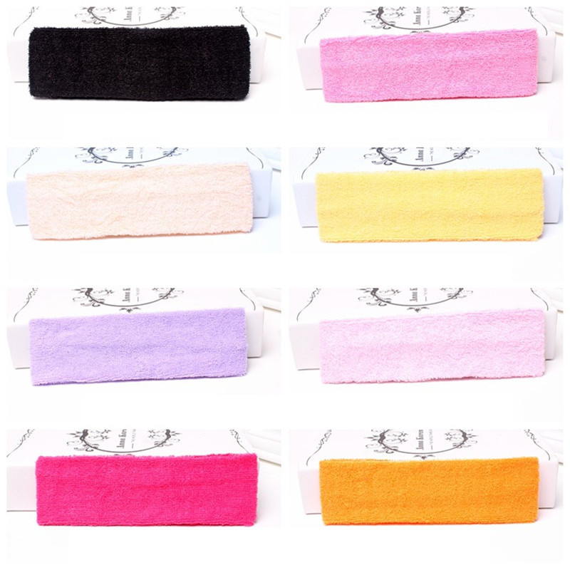 Bentiță sport Bărbați Femei Alergare Yoga Pilates Baschet GYM Benzi de păr Bumbac Transpirație Stretch Turban Elasticitate Bentite