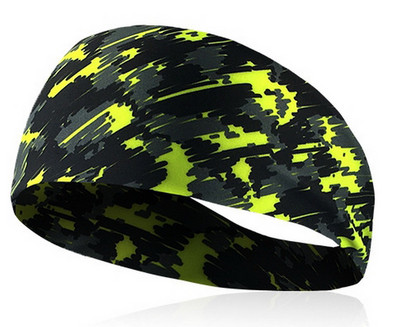1 tk meeste naiste kamuflaaž spordipeapael Elastne jooga juuksepael Võrkpallile Jalgrattasõidule Fitness Tennisepea juuksepael Higipael
