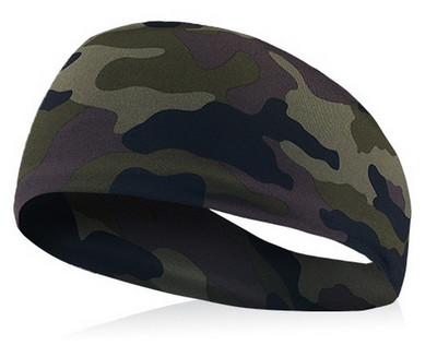 1 tk meeste naiste kamuflaaž spordipeapael Elastne jooga juuksepael Võrkpallile Jalgrattasõidule Fitness Tennisepea juuksepael Higipael