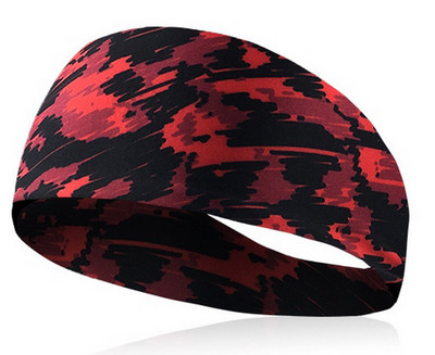 1 tk meeste naiste kamuflaaž spordipeapael Elastne jooga juuksepael Võrkpallile Jalgrattasõidule Fitness Tennisepea juuksepael Higipael