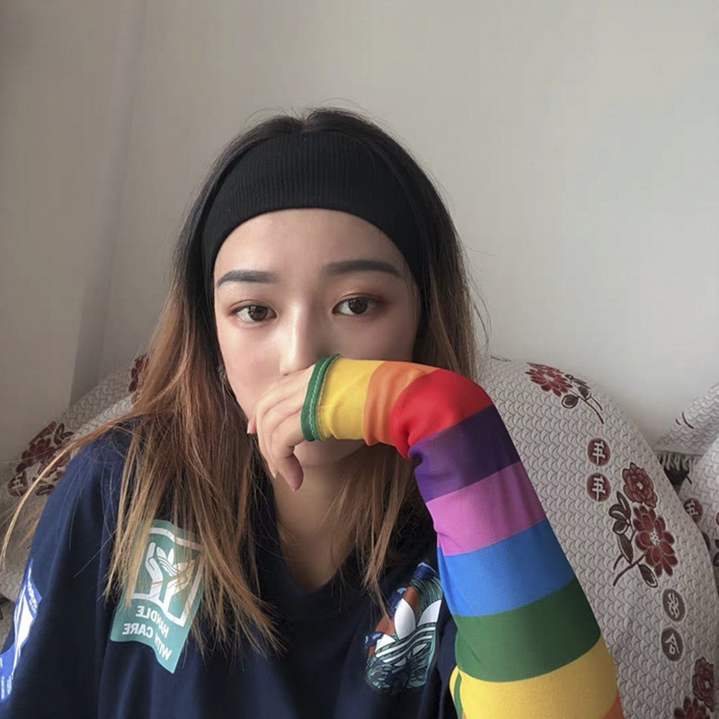 Riebaluotos jogos plaukų juostos Sportinės elastinės galvos juostos šokių dviratininkų megztos aukštos kokybės plačios galvos juostos, tamprios juostelės, sporto aksesuaras