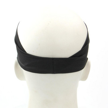 Дишаща спортна лента за глава Мъже Жени Унисекс Йога Фитнес Бързосъхнеща еластична лента за пот за коса за бягане на открито Колоездене