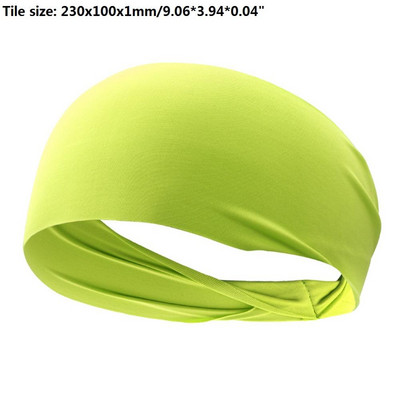 Kvėpuojanti sportinė galvos juostelė vyrams Moteriška Unisex Yoga Fitness Greitai džiūstanti elastinė plaukų juosta, skirta važinėtis dviračiu lauke