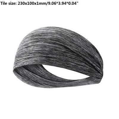 Kvėpuojanti sportinė galvos juostelė vyrams Moteriška Unisex Yoga Fitness Greitai džiūstanti elastinė plaukų juosta, skirta važinėtis dviračiu lauke