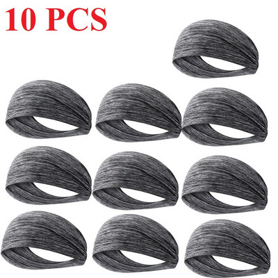 Kvėpuojanti sportinė galvos juostelė vyrams Moteriška Unisex Yoga Fitness Greitai džiūstanti elastinė plaukų juosta, skirta važinėtis dviračiu lauke