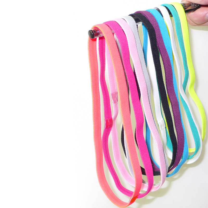 1 tk jooga peapael, kõrge elastsusega higi neelav libisemisvastane universaalne peapael naistele jõusaali spordijalgpalli näopesu peakatted