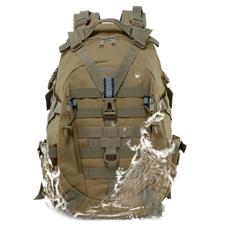 Rucsac de exterior 40L 15L Rucsac Molle pentru bărbați, impermeabil, tacical, militar, pentru călătorii, alpinism, camping, drumeții, sport, geantă