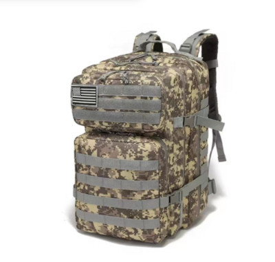 50L 1000D nailonist veekindel taktikaline Mochilase seljakott Army Molle sõjaväekott Matkajahi ja reisiseljakott koos jalanõude taskuga