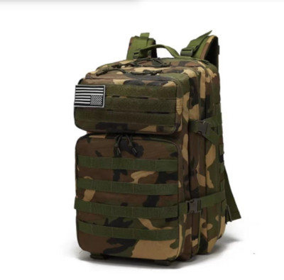 50L 1000D nailonist veekindel taktikaline Mochilase seljakott Army Molle sõjaväekott Matkajahi ja reisiseljakott koos jalanõude taskuga