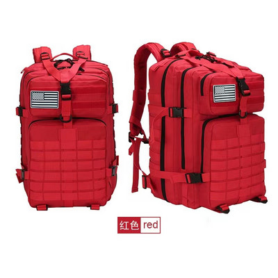 50L 1000D nailonist veekindel taktikaline Mochilase seljakott Army Molle sõjaväekott Matkajahi ja reisiseljakott koos jalanõude taskuga