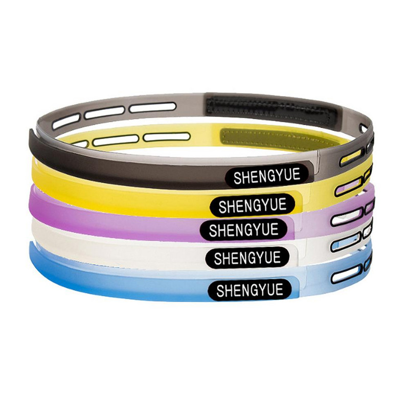 Ailicone Ghidatoare Aweat Bandă pentru cap Bandă pentru transpirație Bentite elastice pentru sport în aer liber Articole pentru cap Banda pentru transpirație Curea din silicon pentru cap pentru transpirație