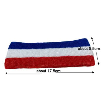 1 τεμ. Πετσέτα Sweatband Head Headband Yoga Sport Hairband Sweat Band Ελαστική ζώνη μαλλιών για άνδρες Γυναικεία Αξεσουάρ γυμναστικής για τρέξιμο