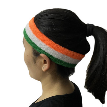 1 τεμ. Πετσέτα Sweatband Head Headband Yoga Sport Hairband Sweat Band Ελαστική ζώνη μαλλιών για άνδρες Γυναικεία Αξεσουάρ γυμναστικής για τρέξιμο