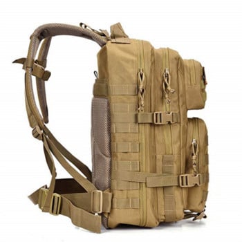 50L 1000D найлонова водоустойчива тактическа раница Mochilas Военна чанта Голяма Molle Къмпинг Туризъм Катерене Спорт Пътуване EDC раница