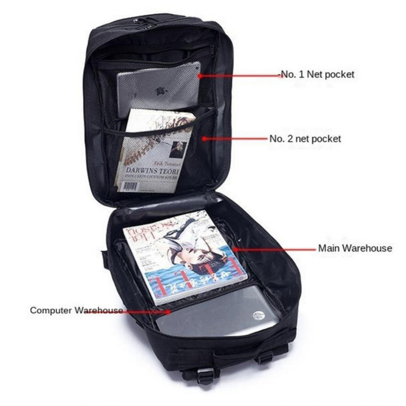 50L 1000D nailonist veekindel taktikaline Mochilas seljakott sõjaväe kott suur Molle matkamine matkamine ronimine sport reisimine EDC seljakott