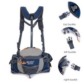 Eemaldatav kahe õlarihmaga vöökott Välismägironimise matkaseljakott, veekindel jooksukott meestele, naistele