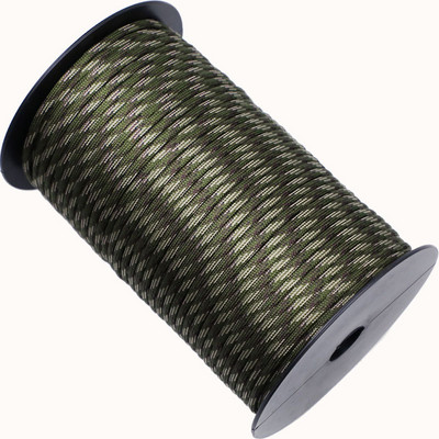 100M 550 Military Standard Σχοινί Paracord 9-πύρηνων 4 χιλιοστών Κορδόνι επιβίωσης ομπρέλας σκηνής ομπρέλας