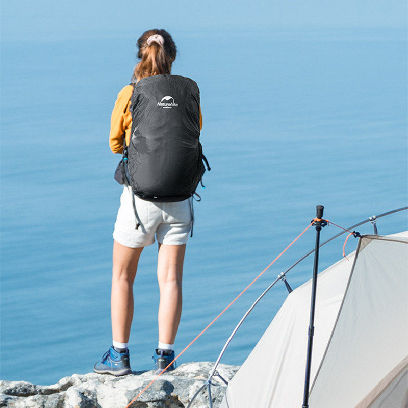 NatureHike veekindel seljakoti vihmakate matkaseljakottide jaoks, libisemisvastane pandlarihm ja integreeritud hoiukoti disain